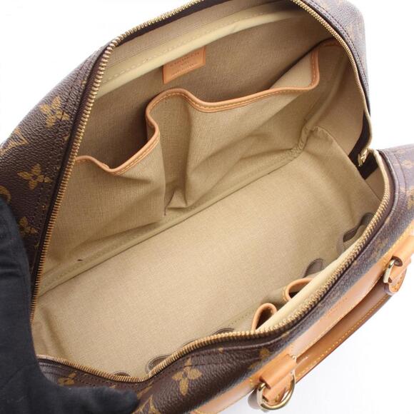 LOUIS VUITTON Brown Monogram Leather Deauville Bag - Picture 3 of 8